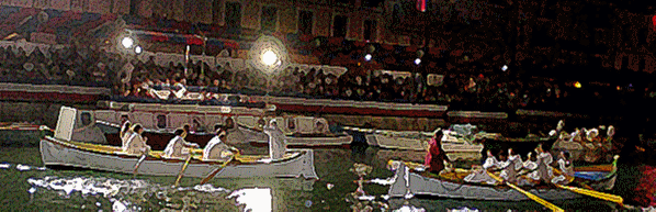 depart de la course de rame languedocienne