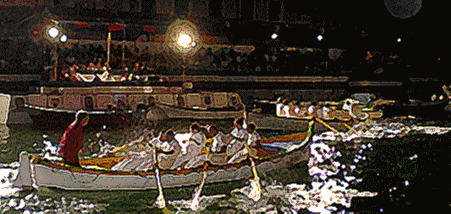 depart de la course de rame languedocienne