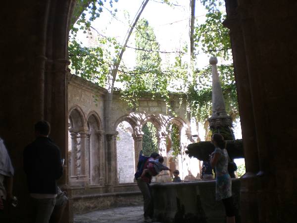 cloitre de l'abbaye de la Valmagne