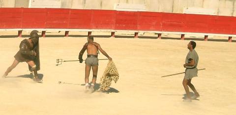 gladiateur: le retiaire contre le secutor