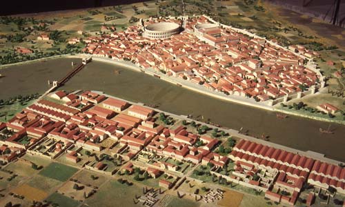 plan de Arles au IV siècle